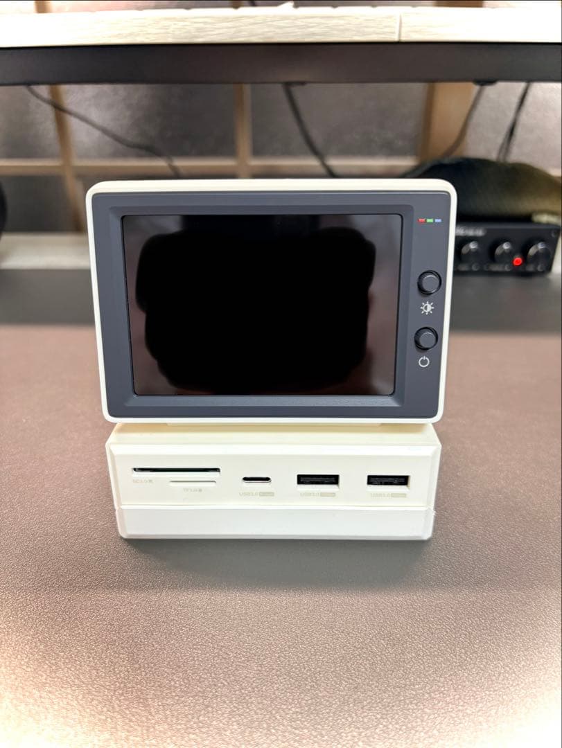 Hagibis IPSミニモニター 3.5インチ USB-C ハブ一体型