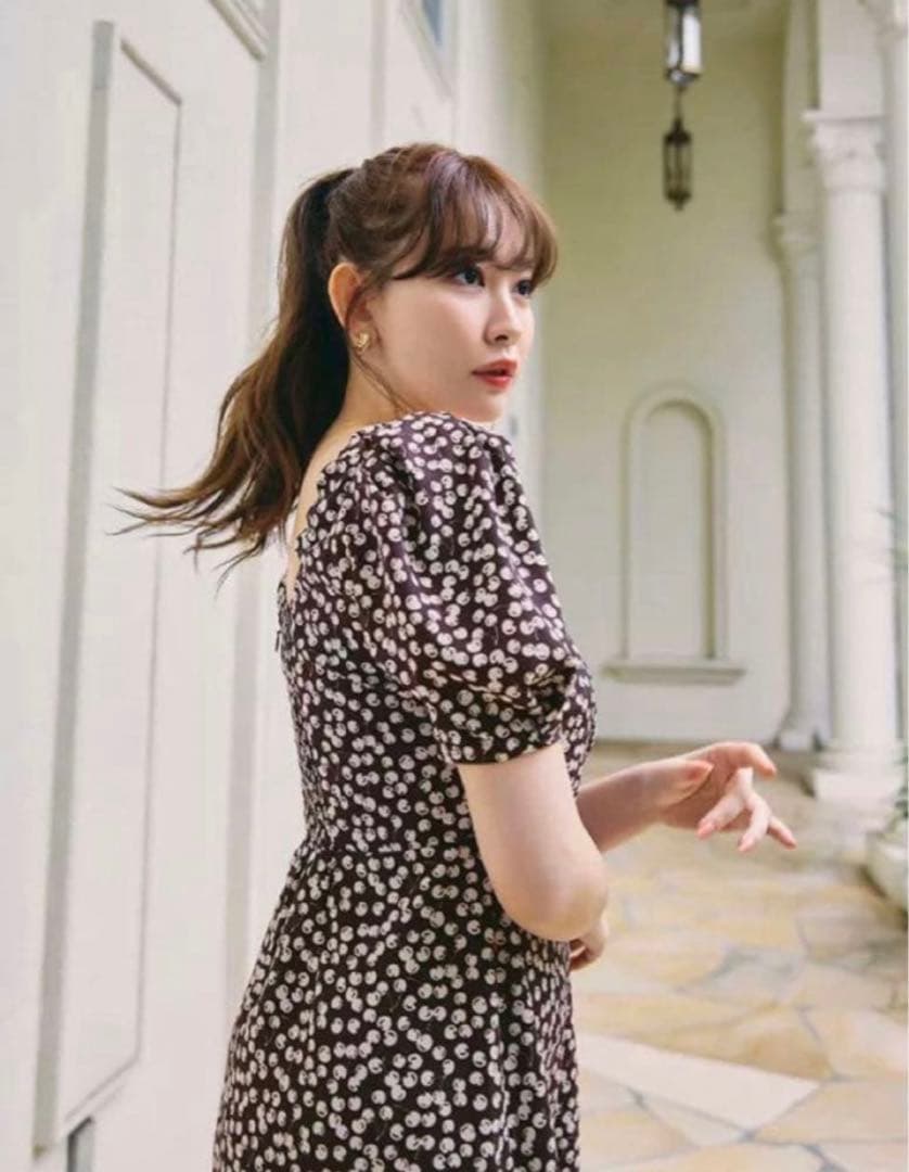 タグ付きherlipto Cherry One-Piece espresso