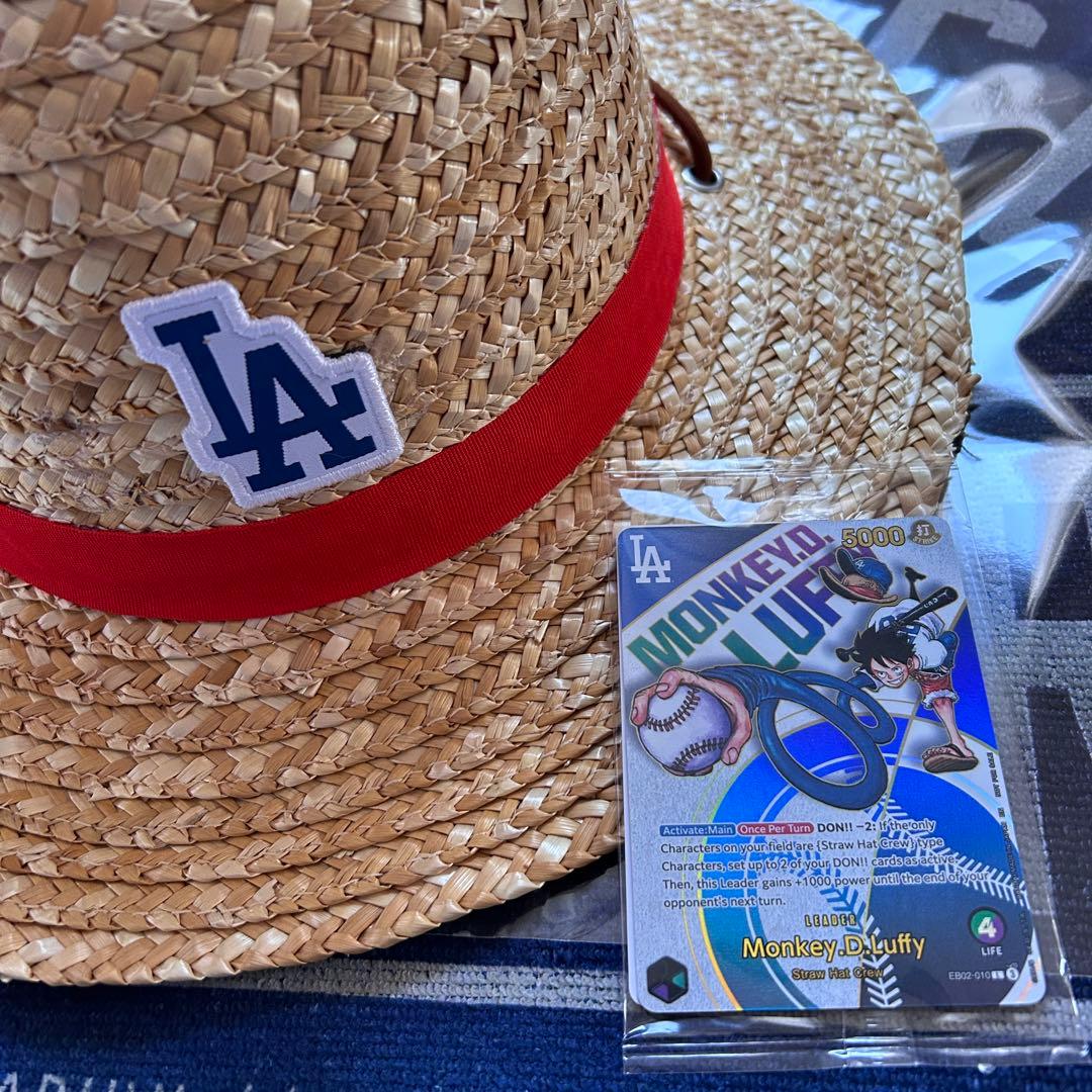 希少【新品未開封】海外 ワンピースカード ドジャース ルフィ限定プレミアセット