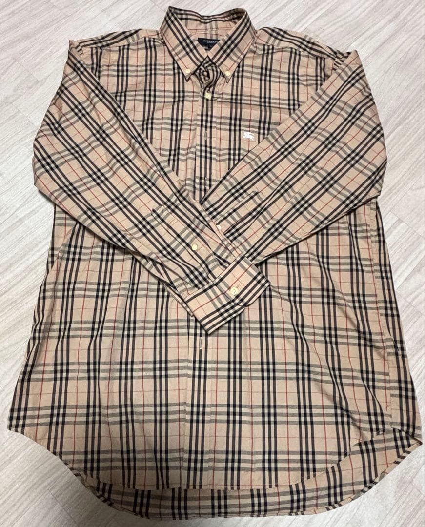 Burberry チェック柄シャツ Lサイズ