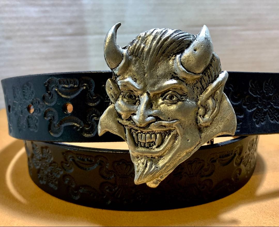 00s ヴィンテージ USA製 レッドデビル サドルレザー ベルト 本革