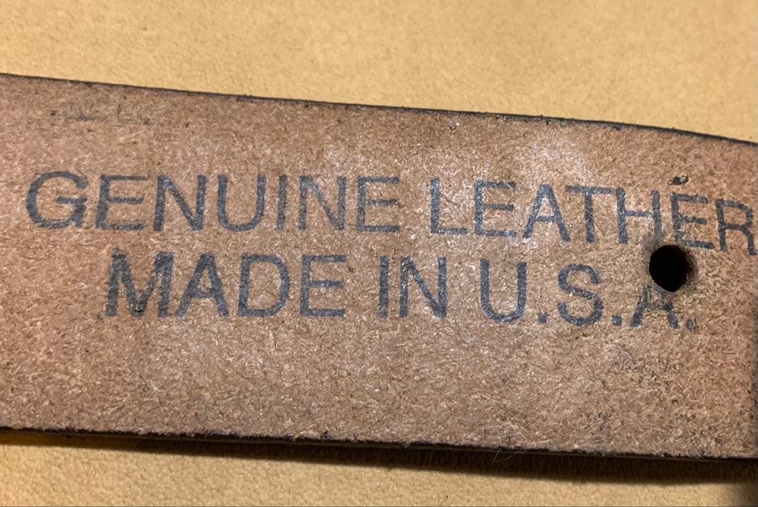 00s ヴィンテージ USA製 レッドデビル サドルレザー ベルト 本革