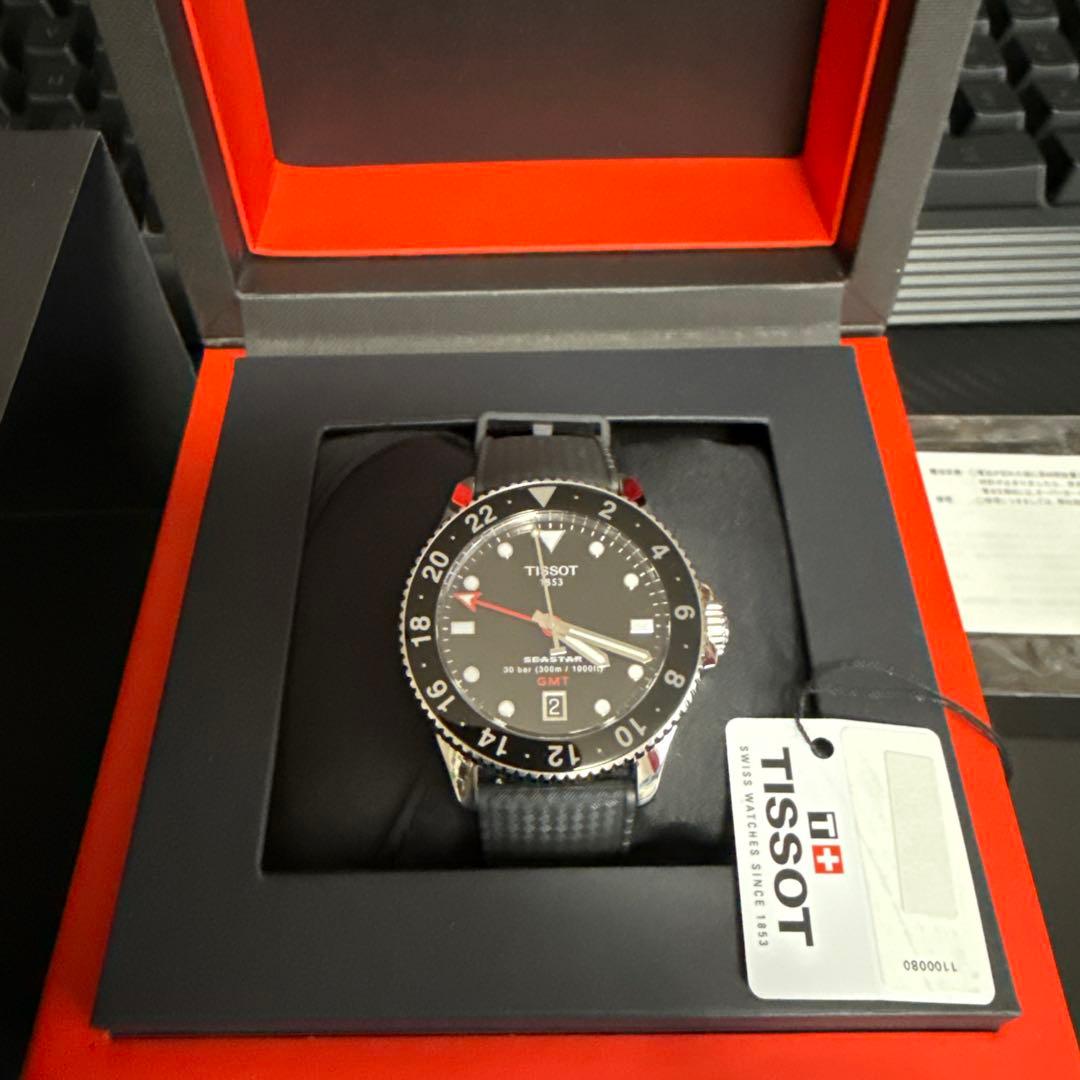 美品 TISSOT シースター1000 GMT クォーツ