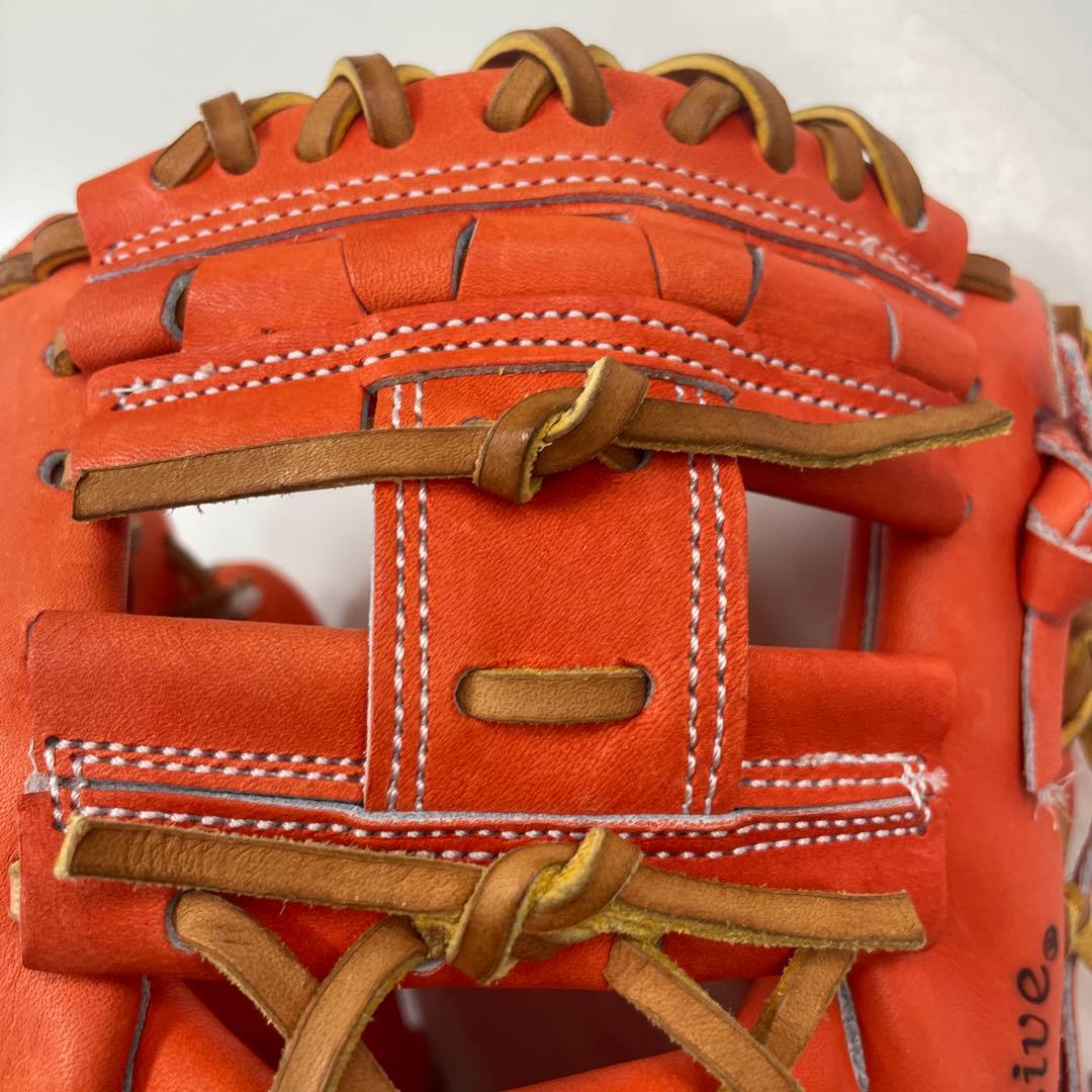 Slugger Aggressive オレンジ 硬式グローブ　二塁手・遊撃手向き