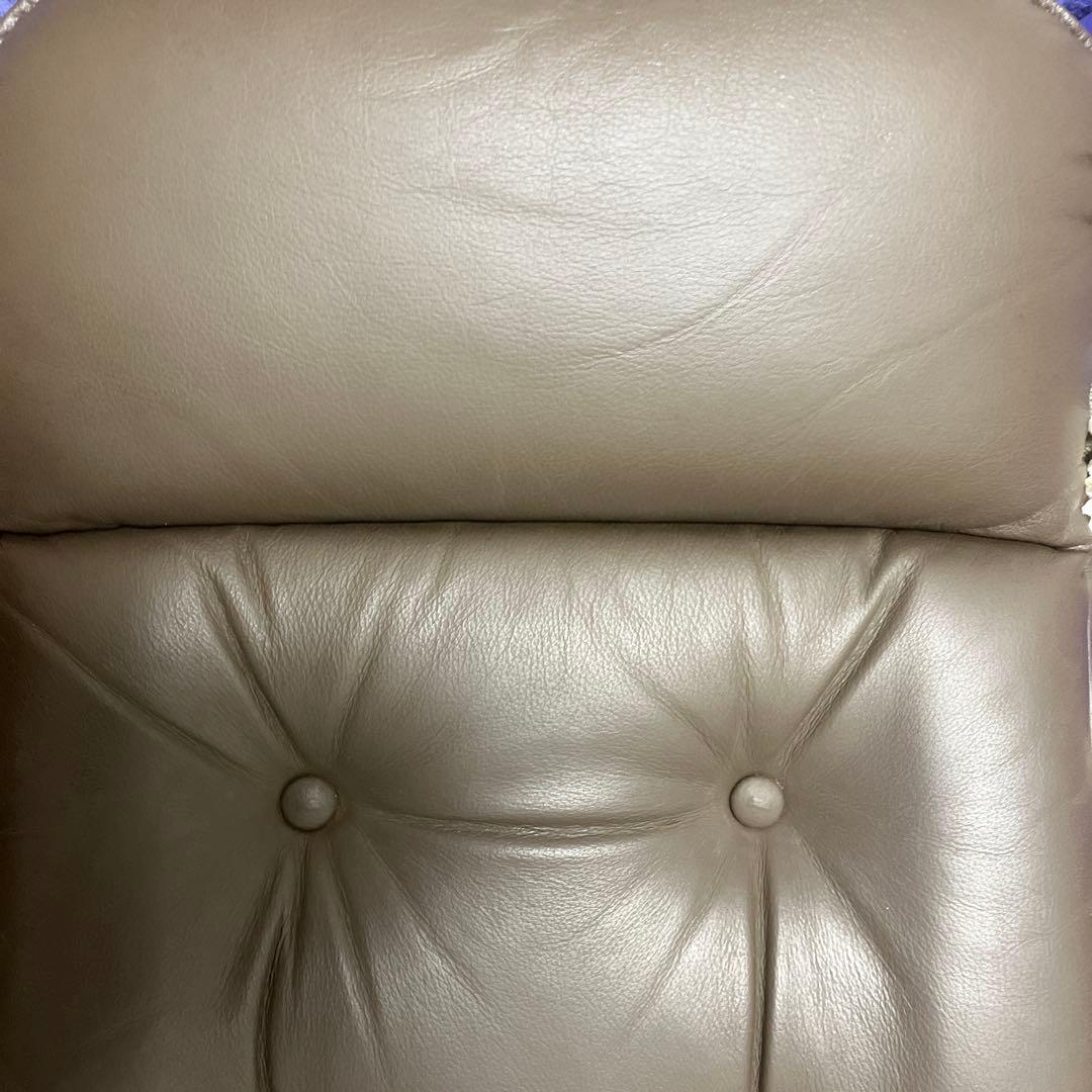 光製作所 MFR-本革 高級座椅子 ブラウン リクライニング 360度回転式