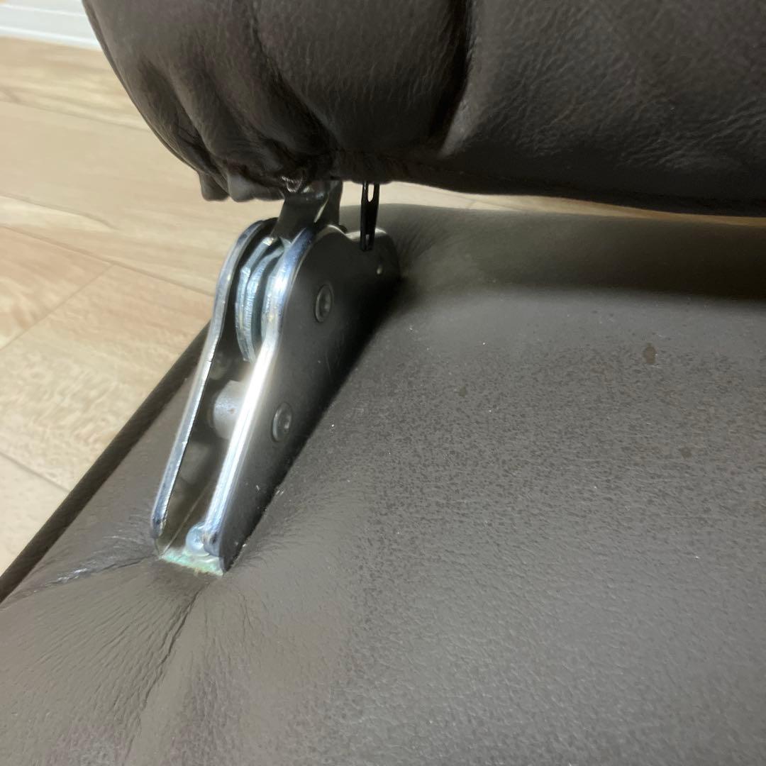 光製作所 MFR-本革 高級座椅子 ブラウン リクライニング 360度回転式