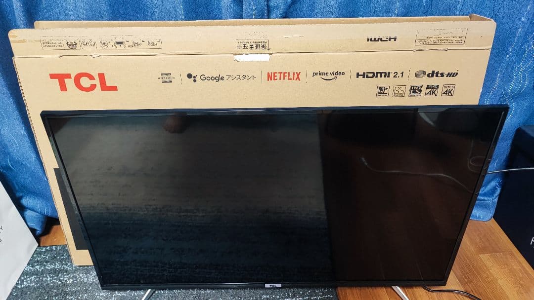 【美品】TCL 43P618 2022年製 4Kテレビ