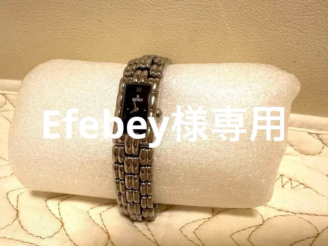 【美品】FENDI フェンディ 660L クウォーツ 時計 文字盤ブラック