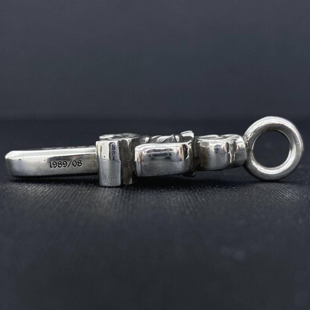 正規品 CHROME HEARTS シルバー 925 ダブル ダガー ペンダント