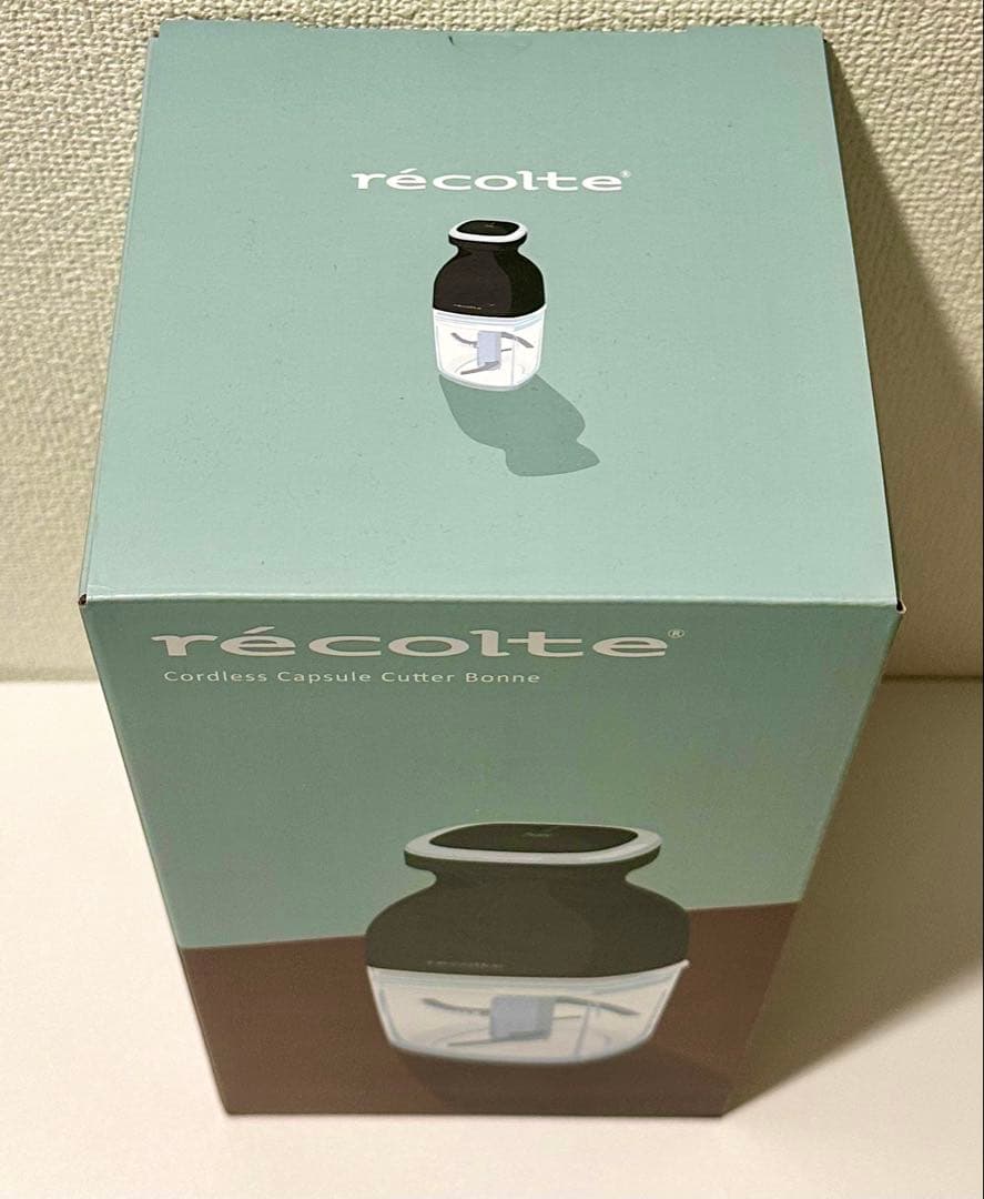 【新品未開封】レコルト RCP-7(BK) コードレスフードプロセッサーブラック