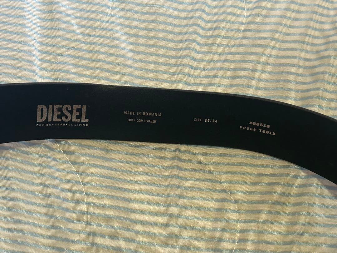 街乗早都　DIESEL ディーゼル ベルト ブラック 85