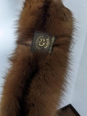 202 SOBOL　ロシアンセーブル　フルスキン　ティペット　マフラー　毛皮