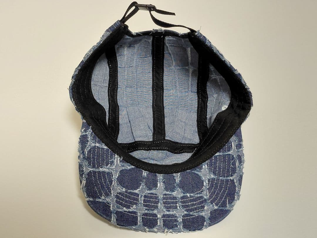 【極美品】 Supreme　Frayed　Croc　Denim　Camp　Cap