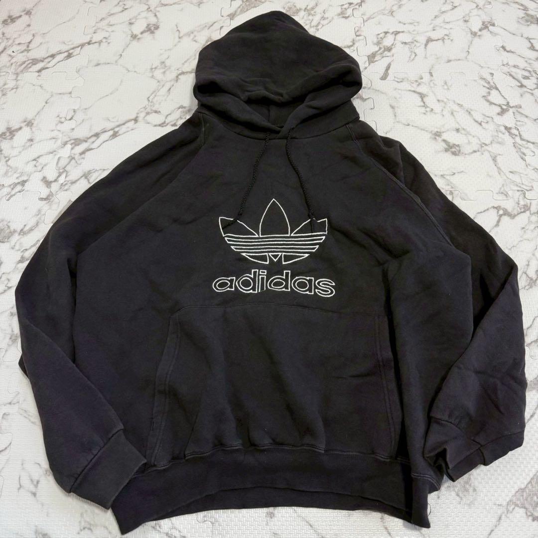 80s 90s adidas hoodie パーカー バレンシアガ元ネタ USA