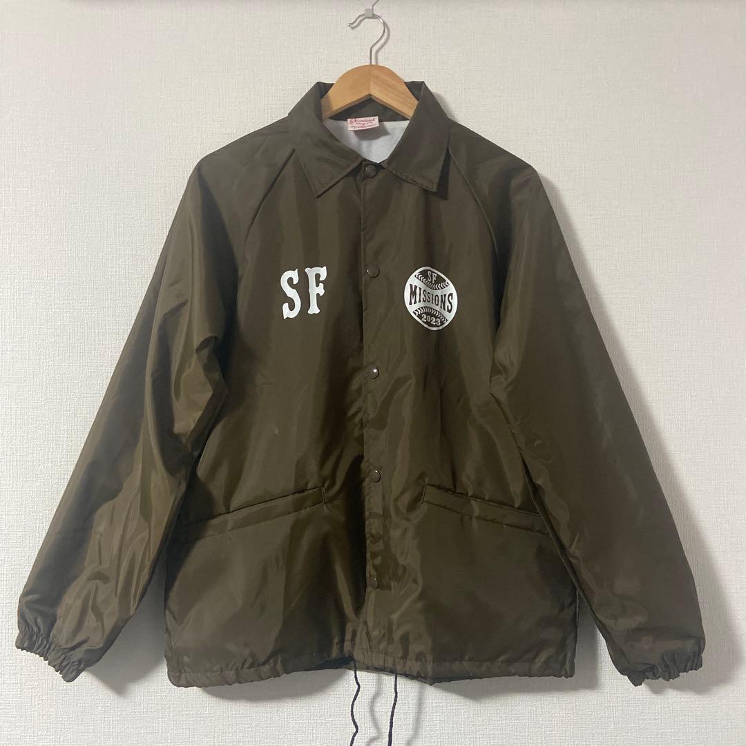 【MISSION DISTRICT】コーチジャケット Cardinalネイジャパ