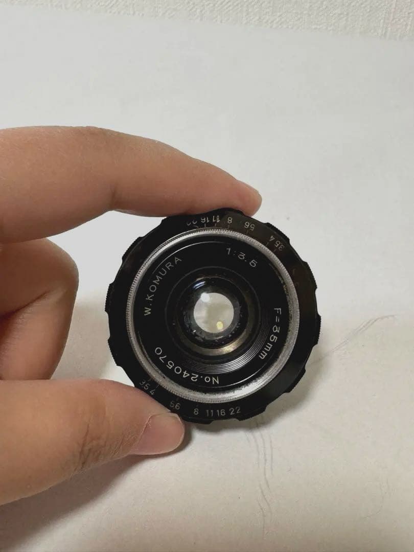 KOMURA 74- W- KOMURA 35mm f/3.5 初期型