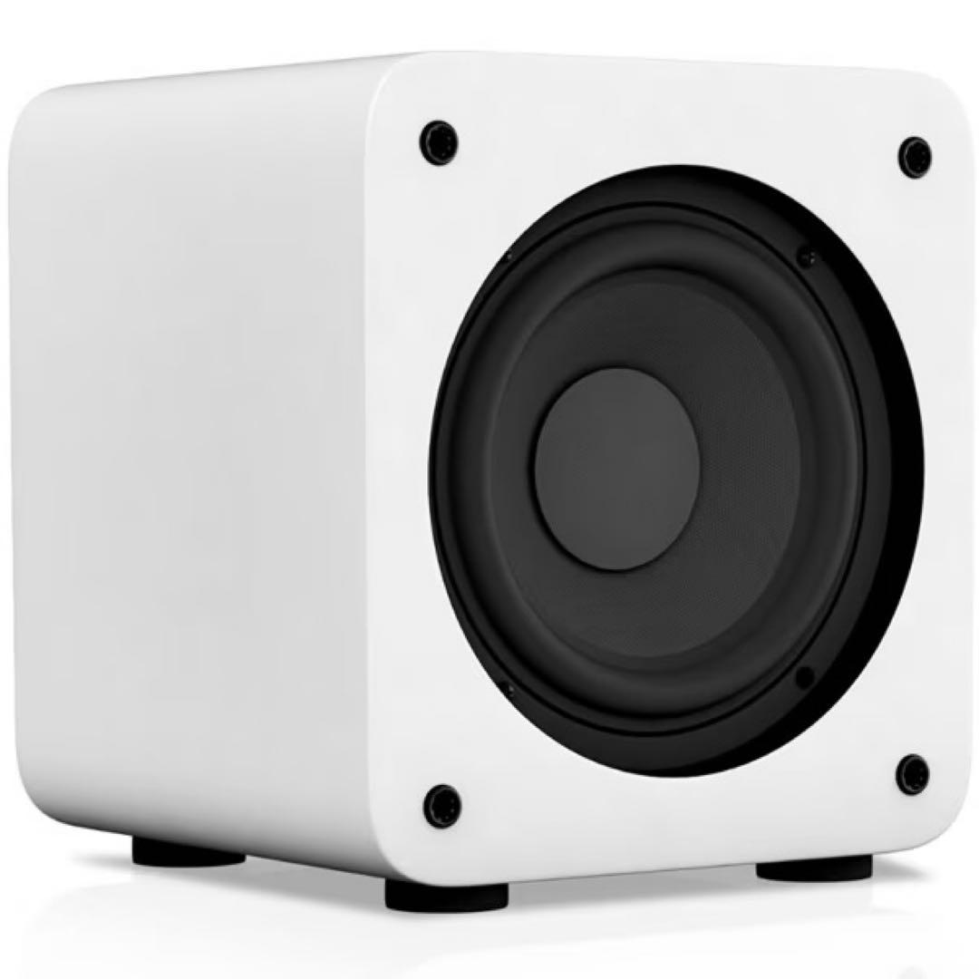 audioengine S6 ホワイト サブウーファー