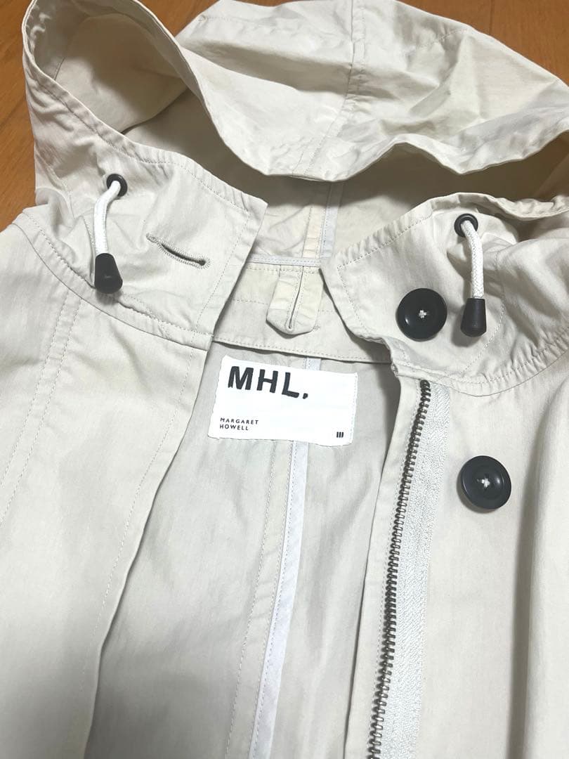 MHL モッズコート　ライナー付き　フード　レディース　マーガレットハウエル