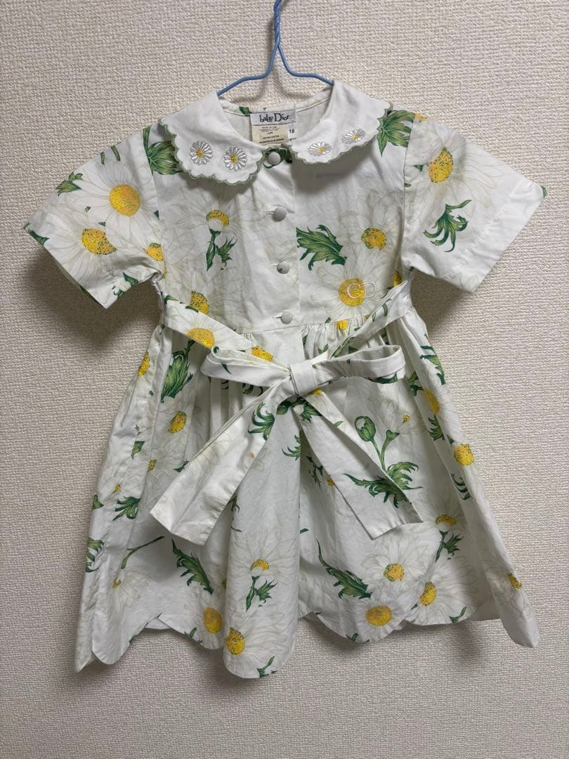 baby Dior ベビーディオール 総柄　フリル ワンピース