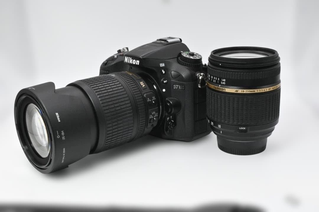 【現状品】ニコンD7100ボディ＋レンズ2本セット