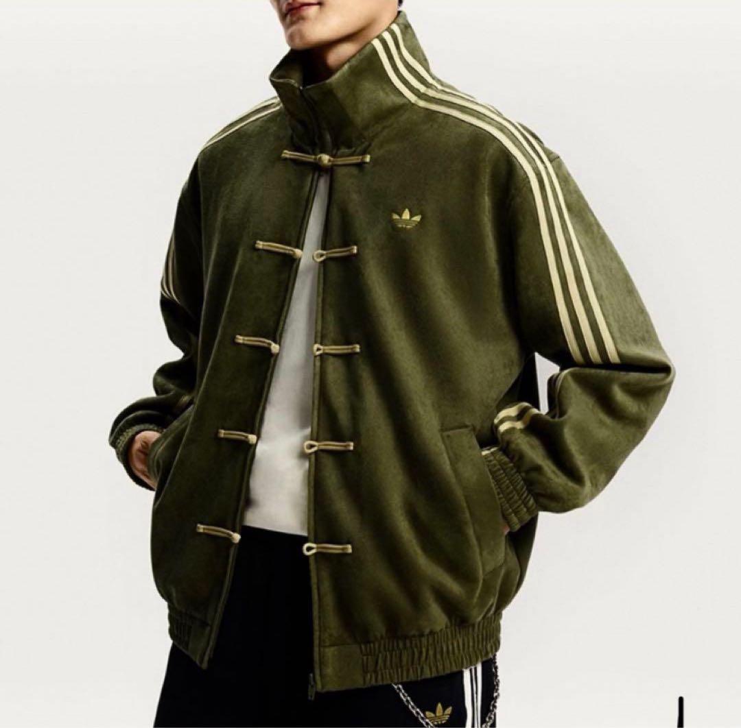 adidasアディダス 中国限定 蛇年トラックジャケット 緑Mサイズ”