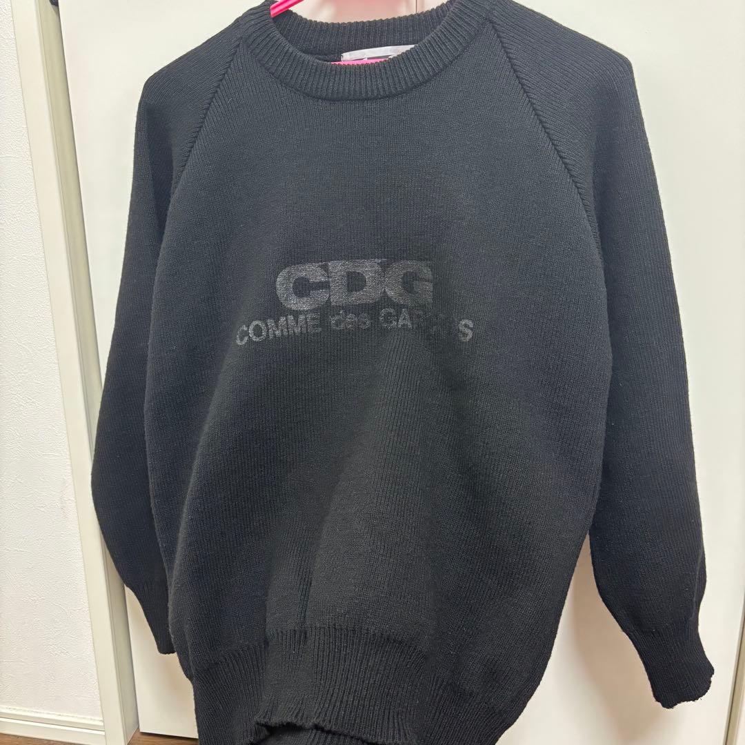 CDG ROUND NECK SCHOOL PULLOVER S ブラック