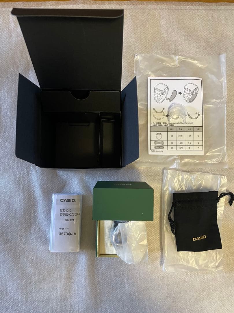 CASIO RING WATCH カシオリングウォッチ CRW-001G-9JR