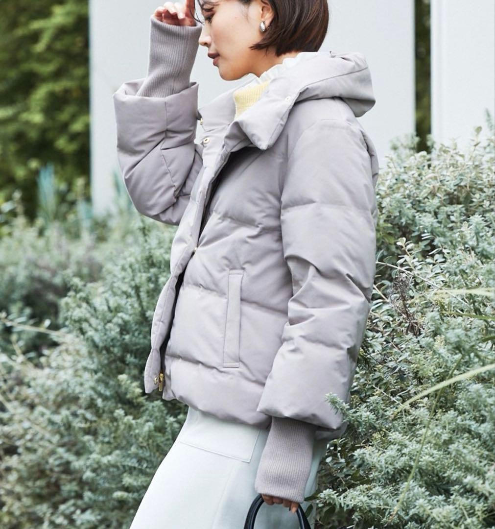 アバハウスマヴィ　袖リブシームレススタンドダウン　　Lサイズ