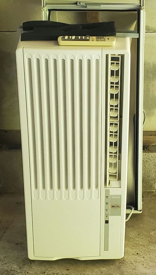 2019年製 Haier 窓用エアコン ウインドウエアコン JA-18U 動作品