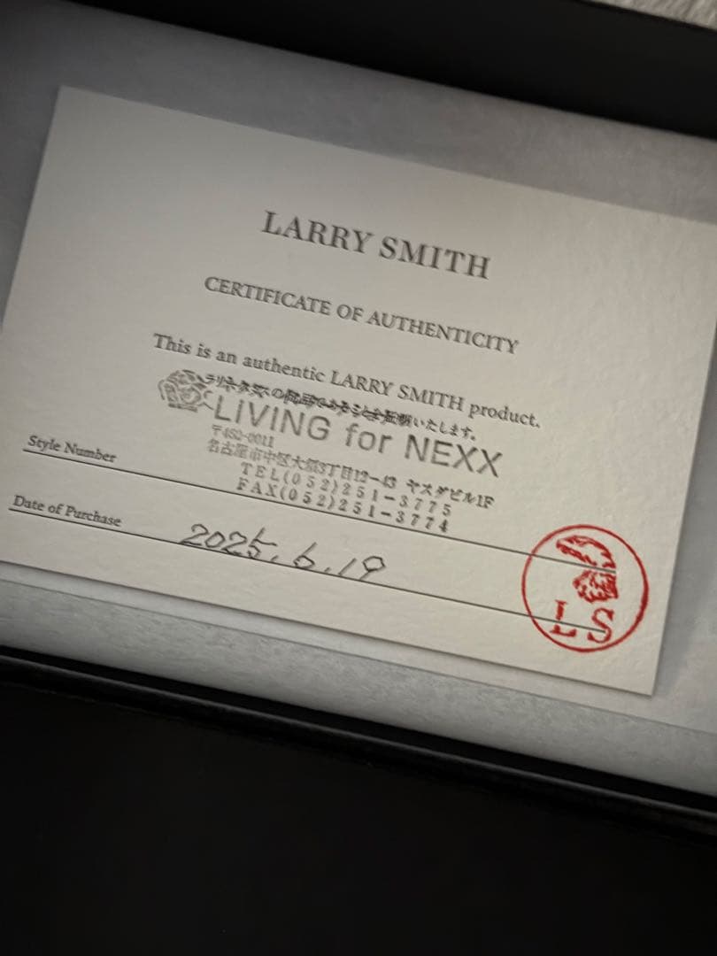 小物 LARYY SMITH / TURQUOISE TRUCKERS WALLET