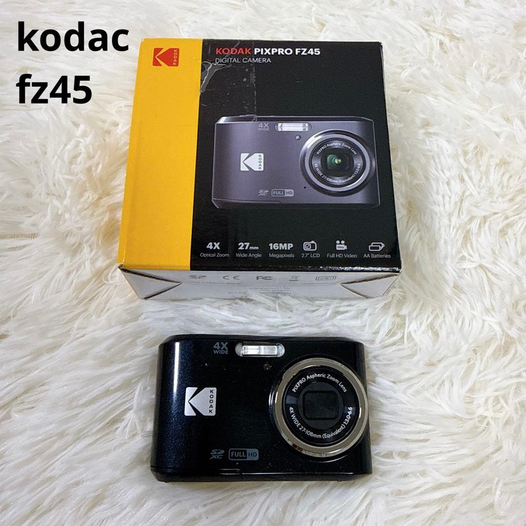 【動作確認済み】Kodak PIXPRO FZ45 デジタルカメラ ブラック 黒
