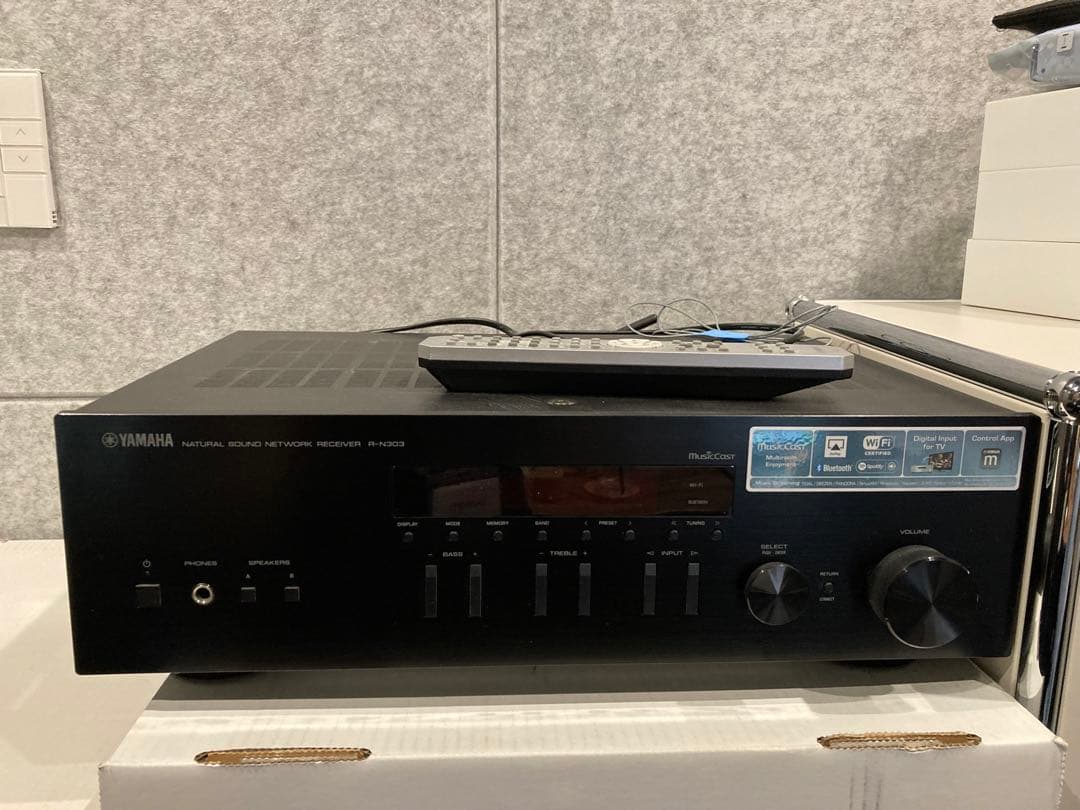 ヤマハ ネットワークレシーバー ブラック R-N303(B)