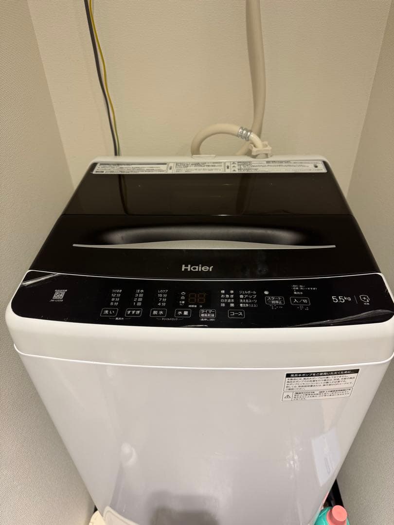 Haier 縦型洗濯機 5.5kg JW-U55B(K)