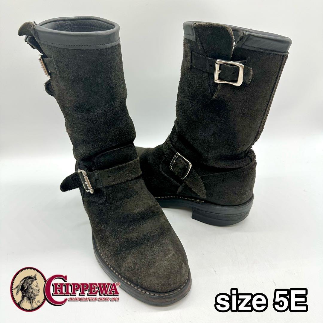 チペワ Chippewa 11インチ　エンジニアブーツ 黒タグ 91069 5E