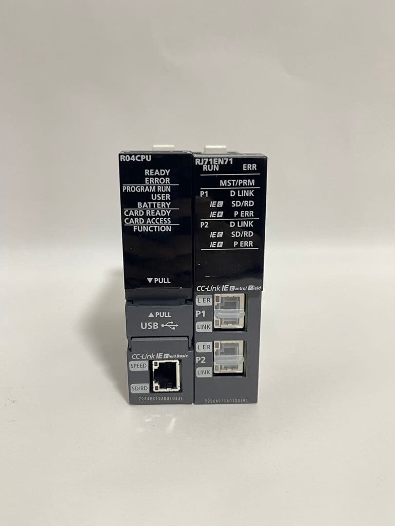 三菱電機シーケンサR04CPU CPUユニット, RJ71EN71