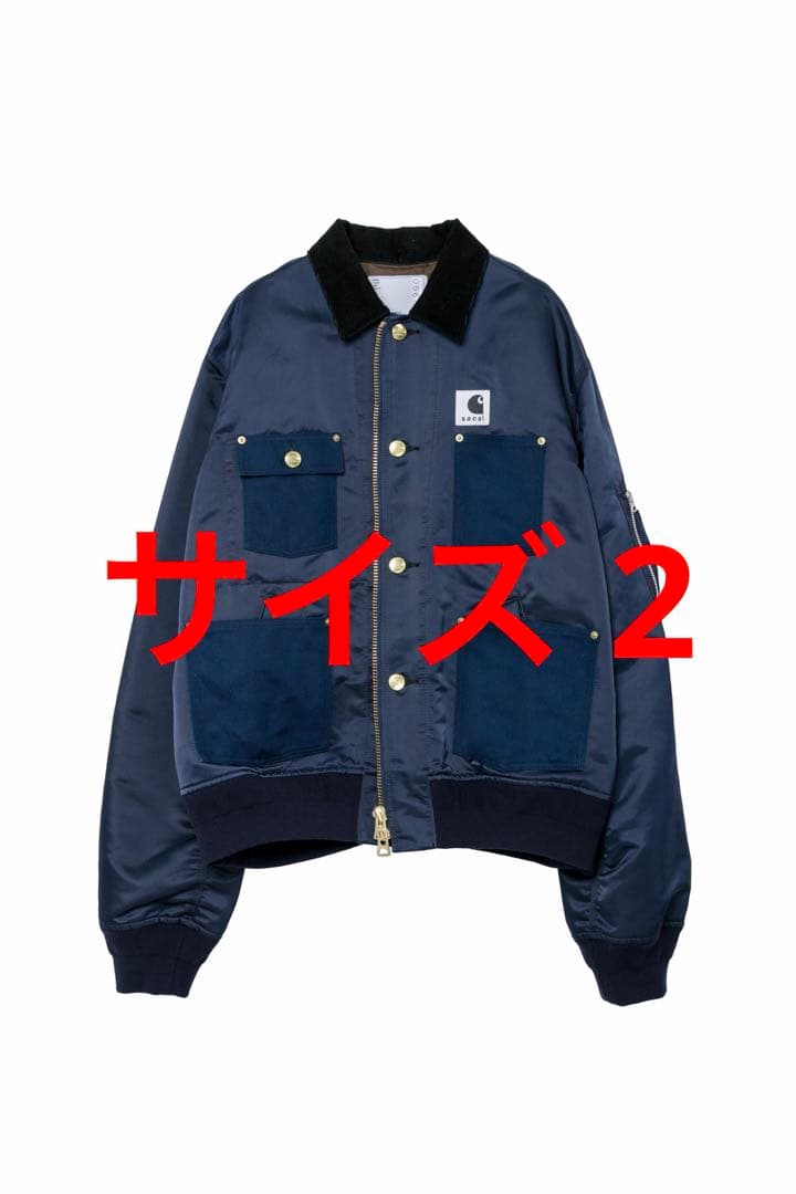 ジャケット・アウター sacai Carhartt Nylon Twill Duck BLUE 2