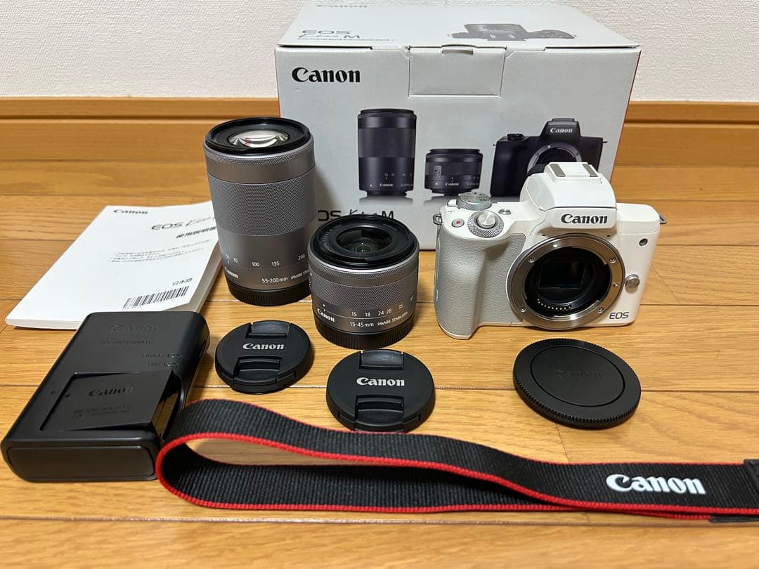 Canon EOS M ホワイト レンズ2本付き