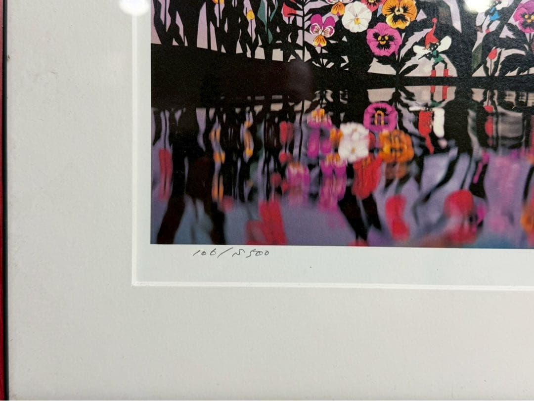 藤城　清治　四季の詩　花と少女