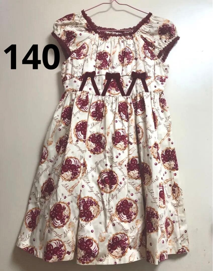 シャーリーテンプル　チェリータルト　ワンピース　140