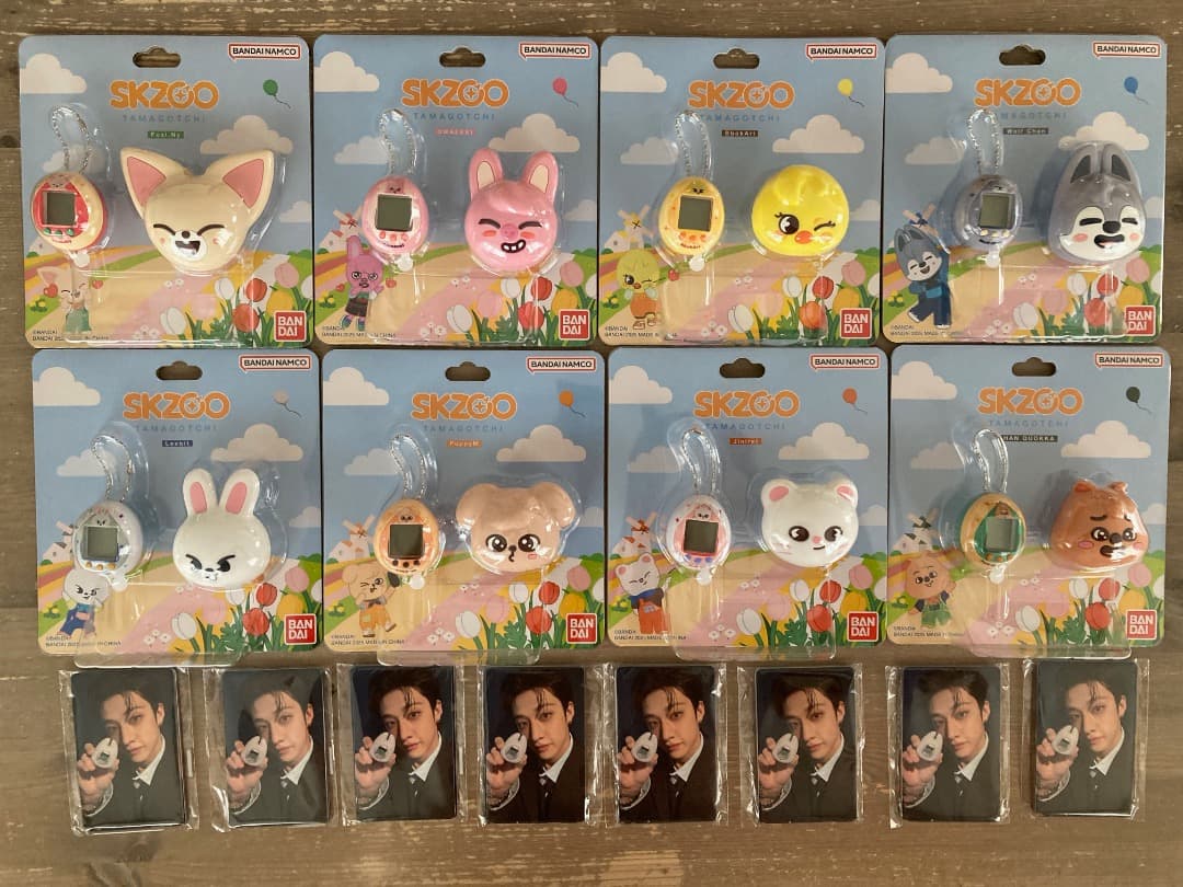 SKZOO TAMAGOTCHI全８種コンプリート　トレカ未開封×８セット
