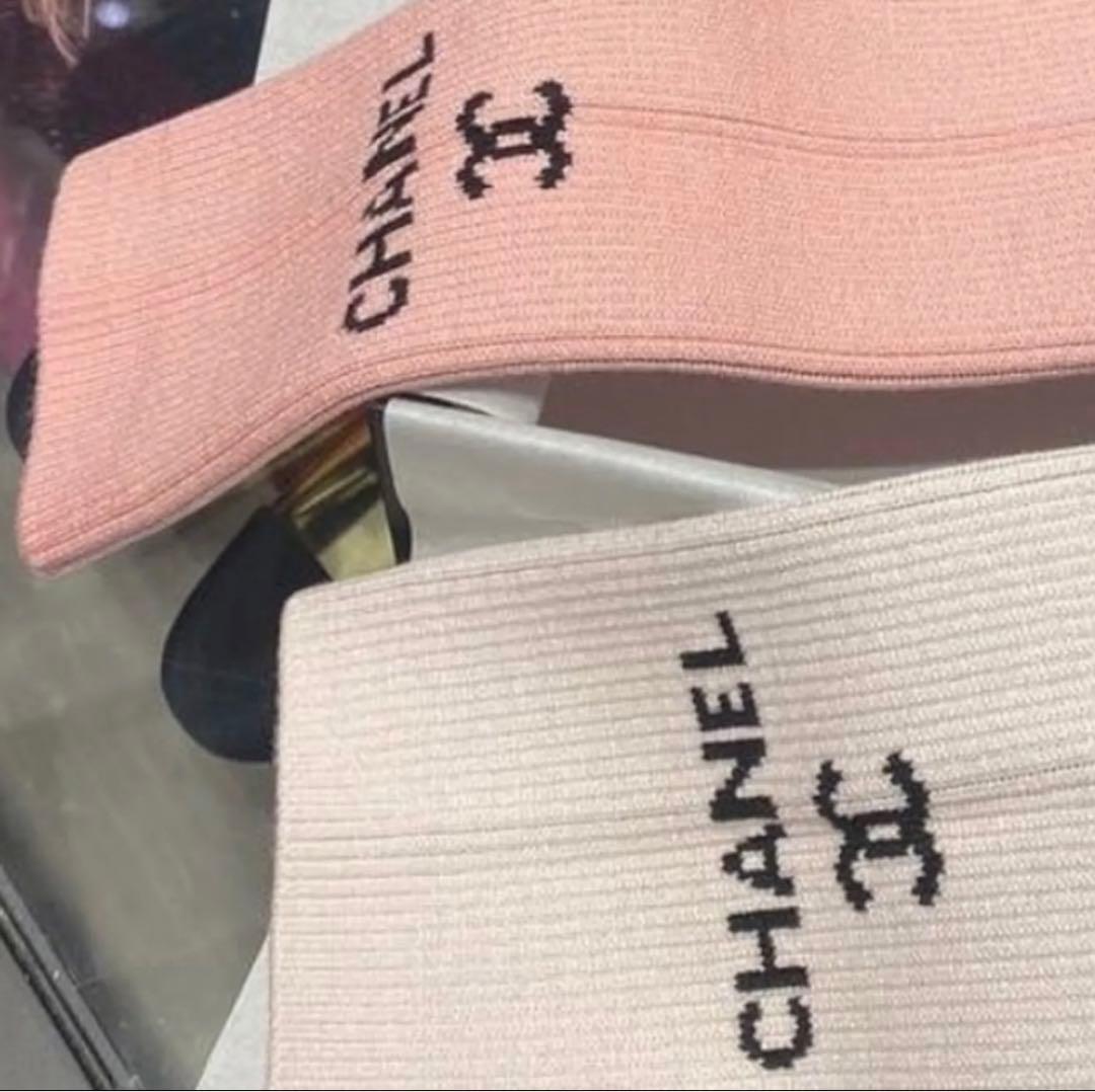 【新品未開封】 CHANEL シャネル レッグウォーマー ゲートルソックス