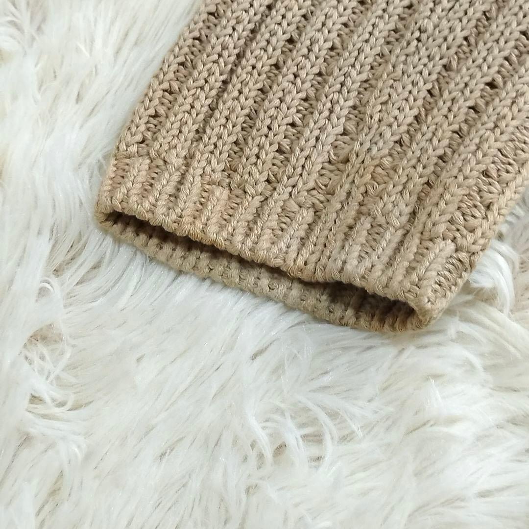 18239✨ルイヴィトン リネン コットン ニット セーター XS ベージュ