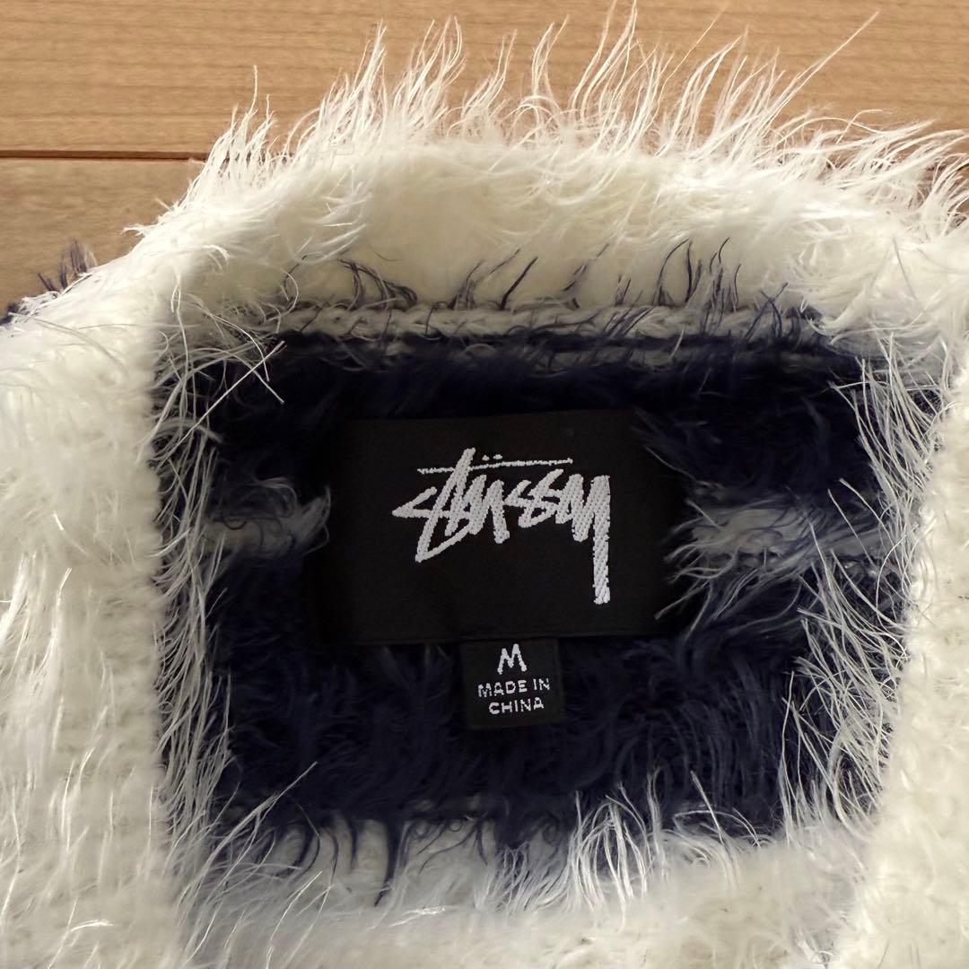 stussy Hairy Stripe Crew Sweater ボーダーニット