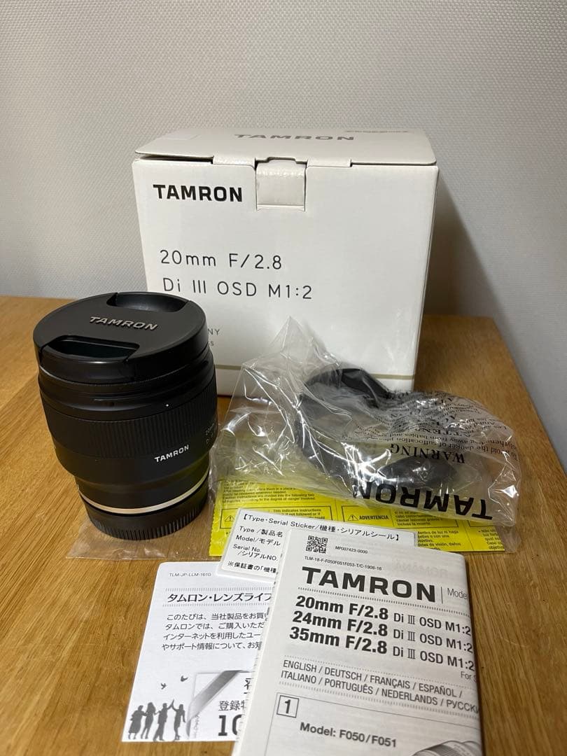 タムロン TAMRON 20mm F2.8 Di III OSD M1:2