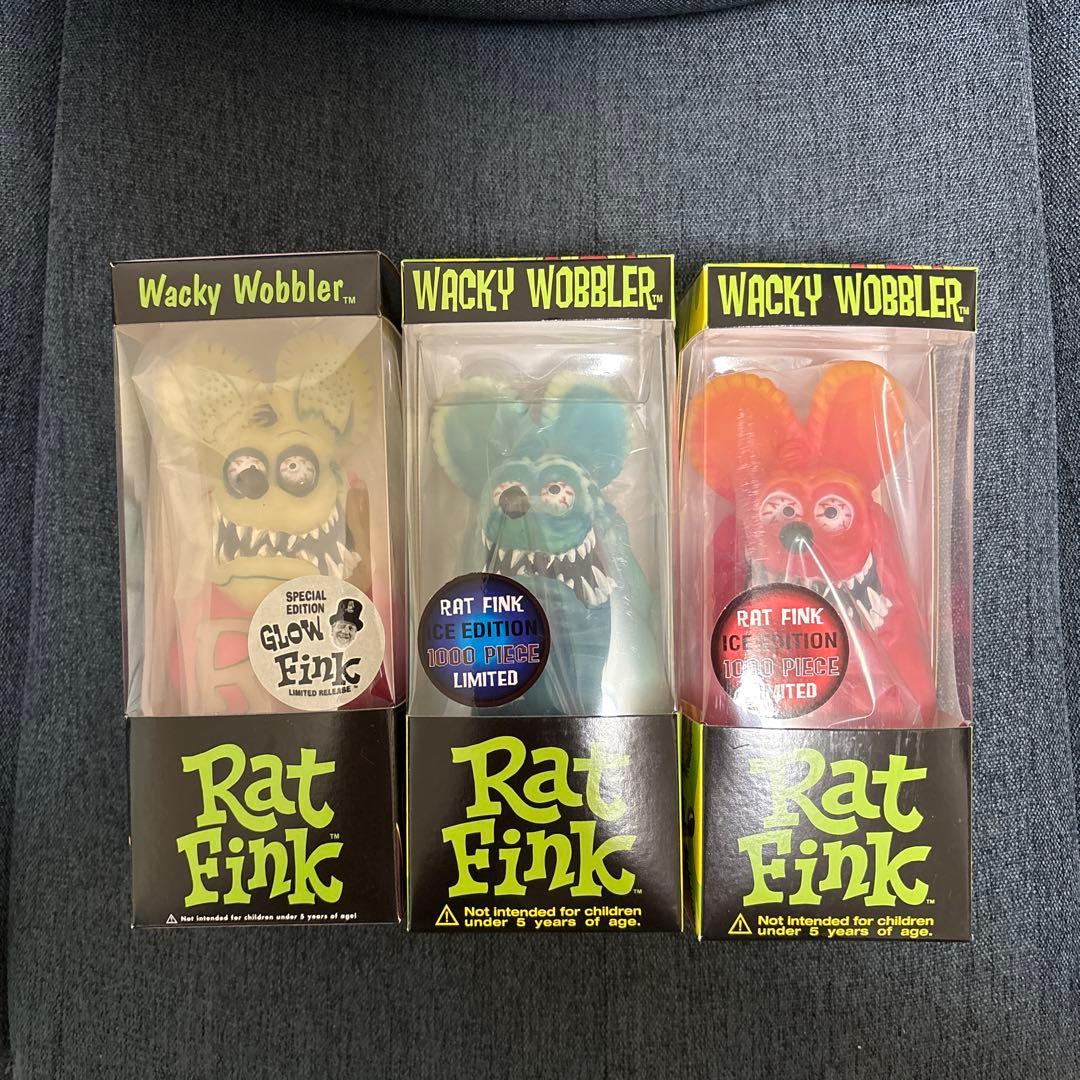 Rat Fink ラットフィンク フィギュア 3体セット