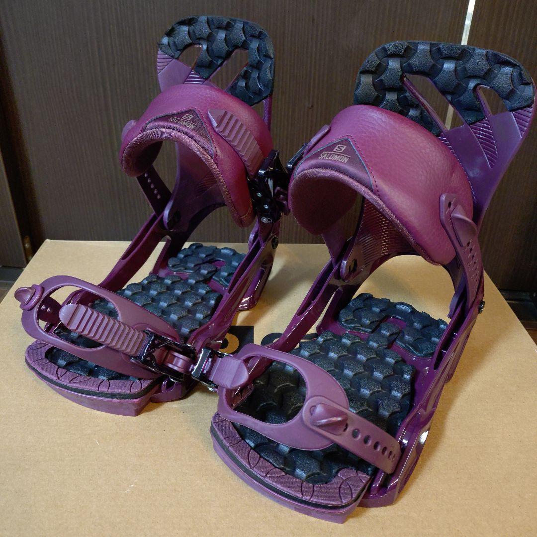 Salomon スノーボード ビンディング パープル