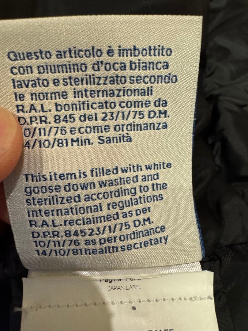 MONCLER HIRONDELLEダウンコート ファー確実正規品