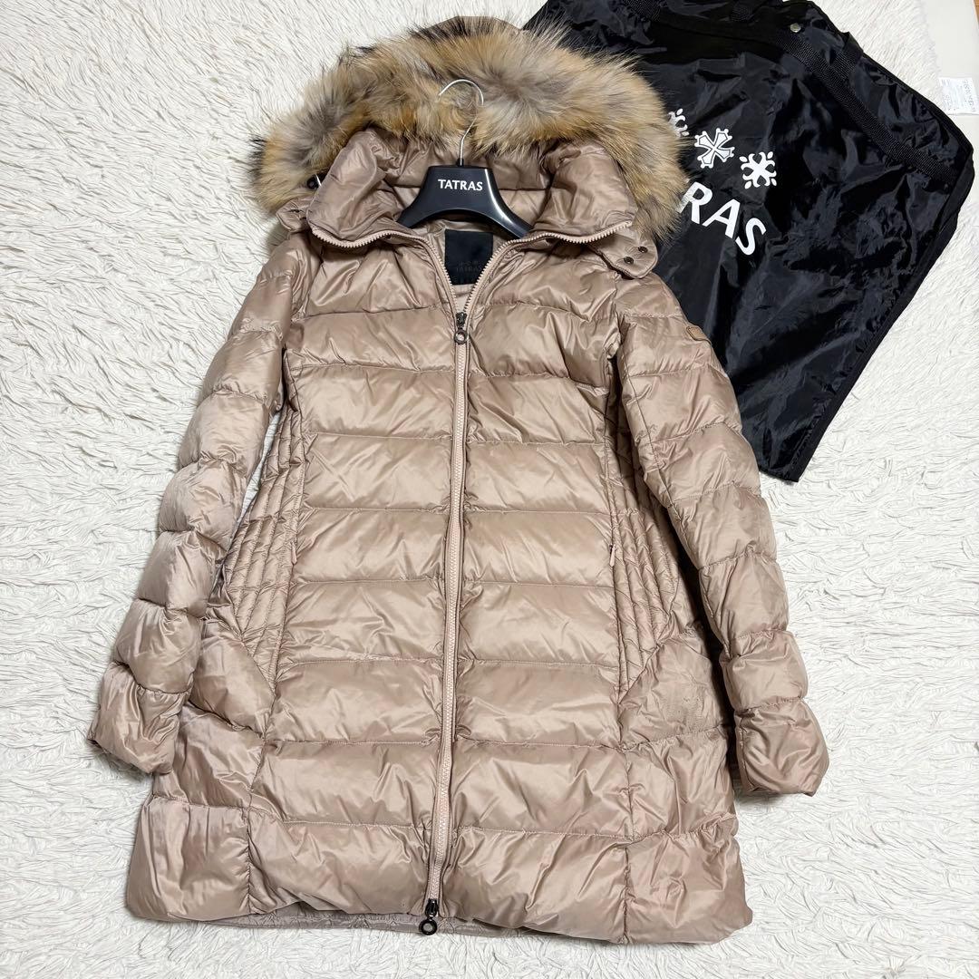 大きい✨22年モデル TATRAS SARMA ベージュ　ファー 3way L
