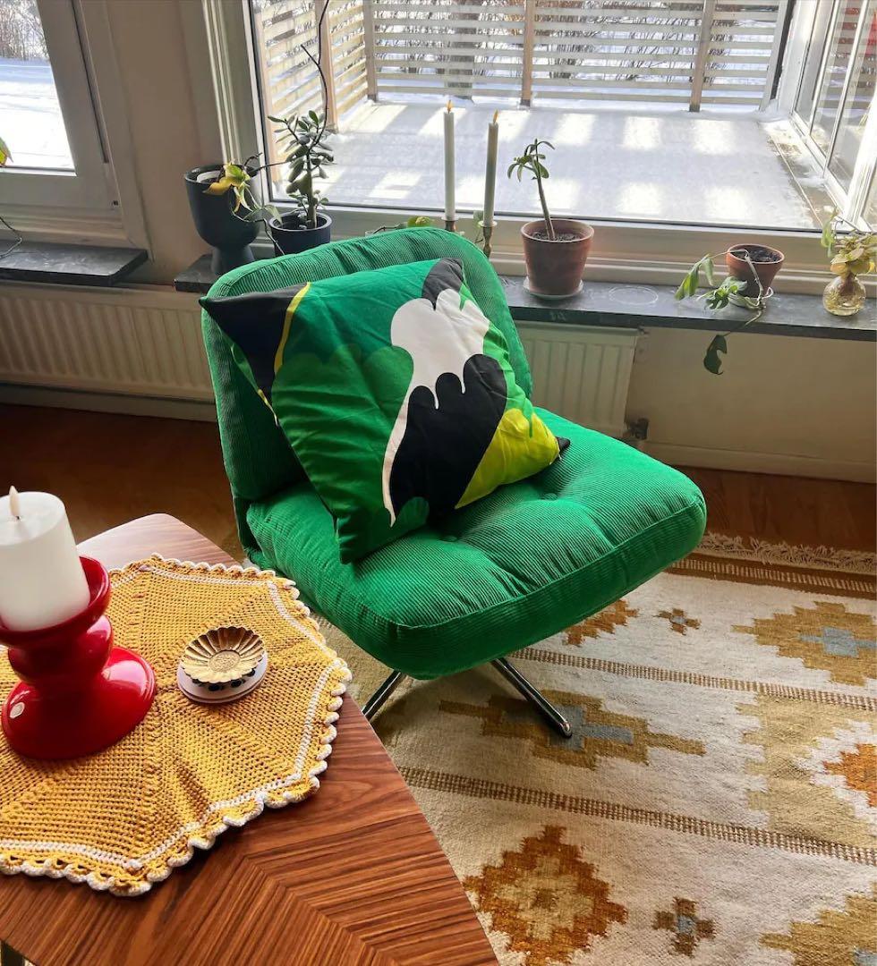 \"\"新品●未開封\"\" イケア ディヴリンゲ 1人掛けソファ 回転パーソナルチェア