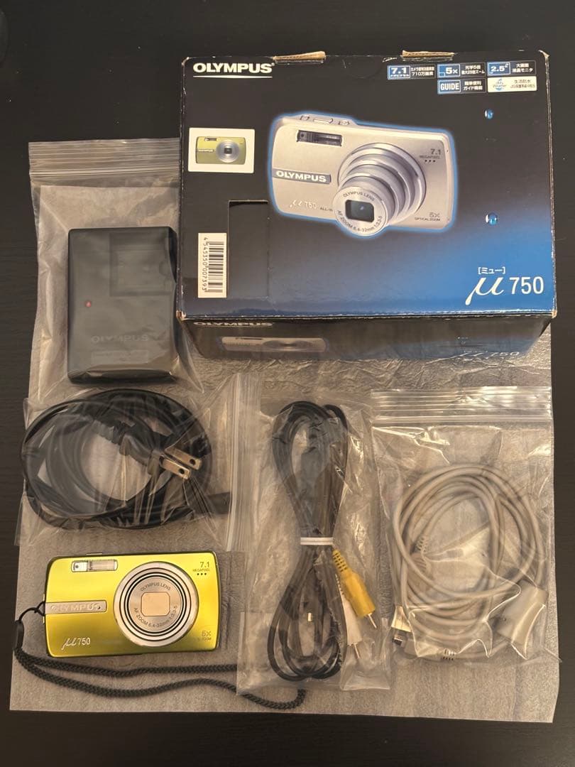 OLYMPUS μ750 デジカメ picture card付属 完動品